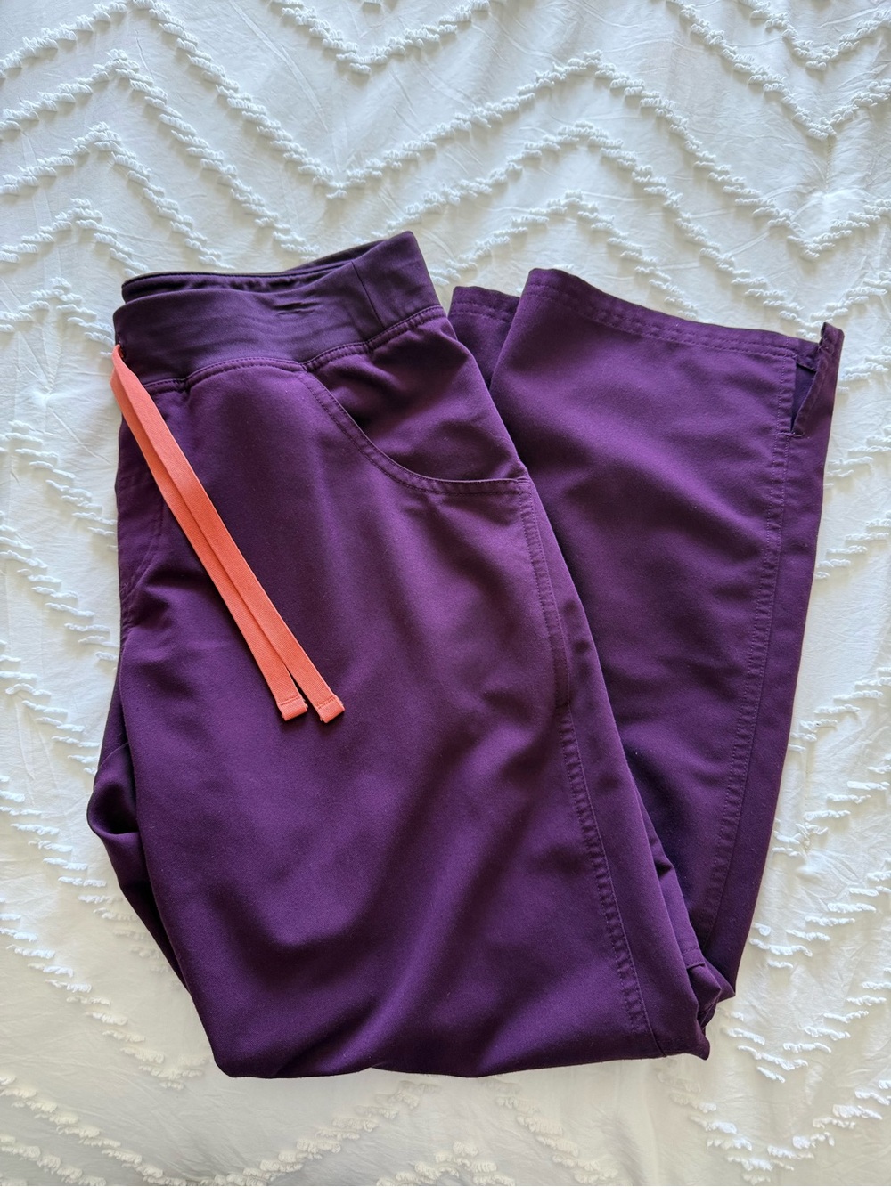Figs Deep Purple Kade Pants